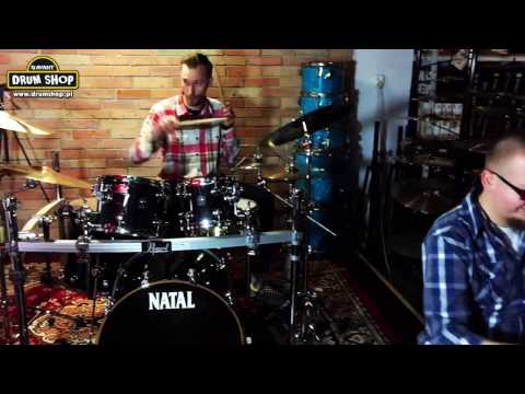 drumshop.pl Natal Originals Maple vs Ludwig Breakbeats + Zildjian Low Volume + naciągi siateczkowe