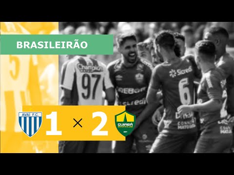 Avaí 1 x 2 Cuiabá - Gols - 03/07 - Campeonato Brasileiro 2022