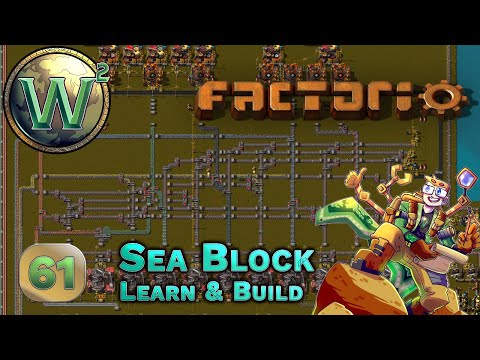 Factorio Sea Block Learn & Build - Sorting Out the Ore Refining Rebuild - Let's Play - Episode 61