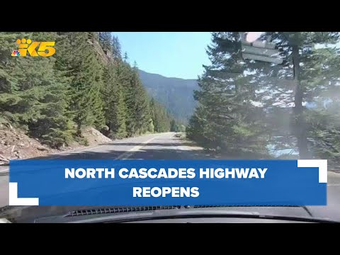North Cascades Highway SR 20 re-opens after winter closure