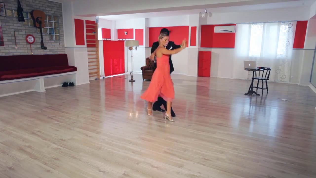 Sebastian Arce & Mariana Montes Lesson 115. Soltada - change of direction. Tango