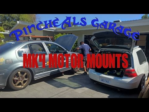 How to Install MK4 Golf/Jetta/GTi Motor Mounts on a 1.8t Season 3 Episode 2