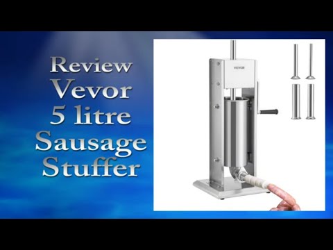 Vevor 5L Sausage Stuffer Review and Demonstration Making Real Sausages! Short Version
