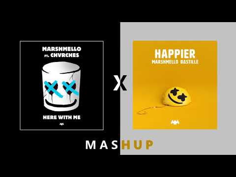 Marshmello X CHVRCHES X Bastille - Here With Me & Happier (Inrejia Mashup)