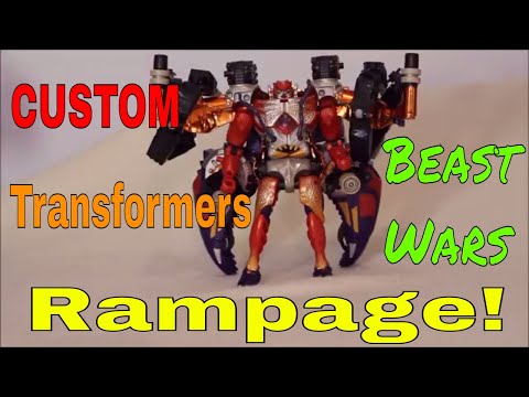 Custom Transformers Beast Wars Rampage - GotBot True Review NUMBER 375