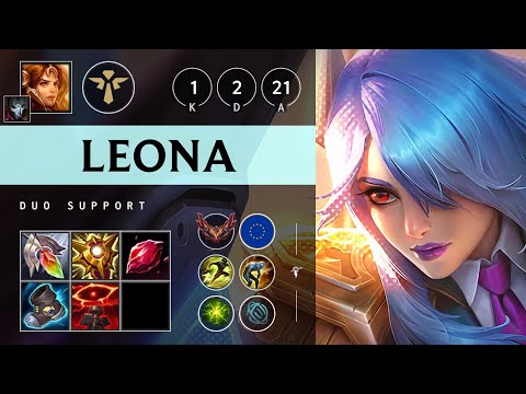 Leona Support vs Zyra - EUW Grandmaster Patch 25.20