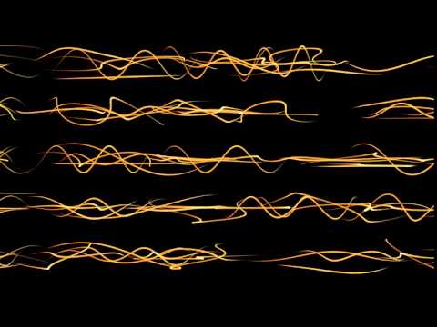 Club Visuals 558 - Golden Light Ribbons Free Background Video HD