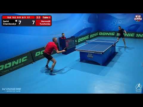 22:30 Serhii Cherniavskyi 2 - 3 Hennadii Yurchenko  West 5 WIN CUP 15.10.2022 | TABLE TENNIS WINCUP