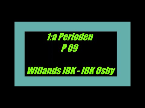 Willands IBK-Osby! 1:a Perioden! P-09