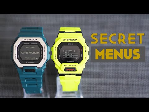 Unlock Hidden menus on the G-Shock GBD-200 and GBX-100
