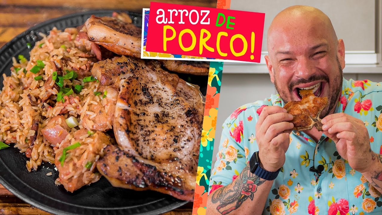 PORCAMENTE EXAGERADO - Arroz de Porco com OITO cortes / Égua Doido