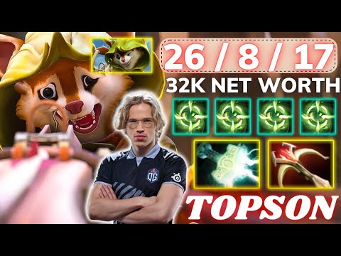 🔥 TOPSON Hoodwink 26 KILLS Midlane Highlights 🔥 Hitter Build Insane DAMAGE By Topson - Dota 2