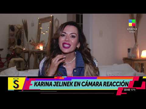 Karina Jelinek reacciona al archivo y sus peores momentos en la TV