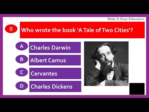 BOOK AND AUTHOR QUIZ || TEST 3 || GENERAL KNOWLEDGE