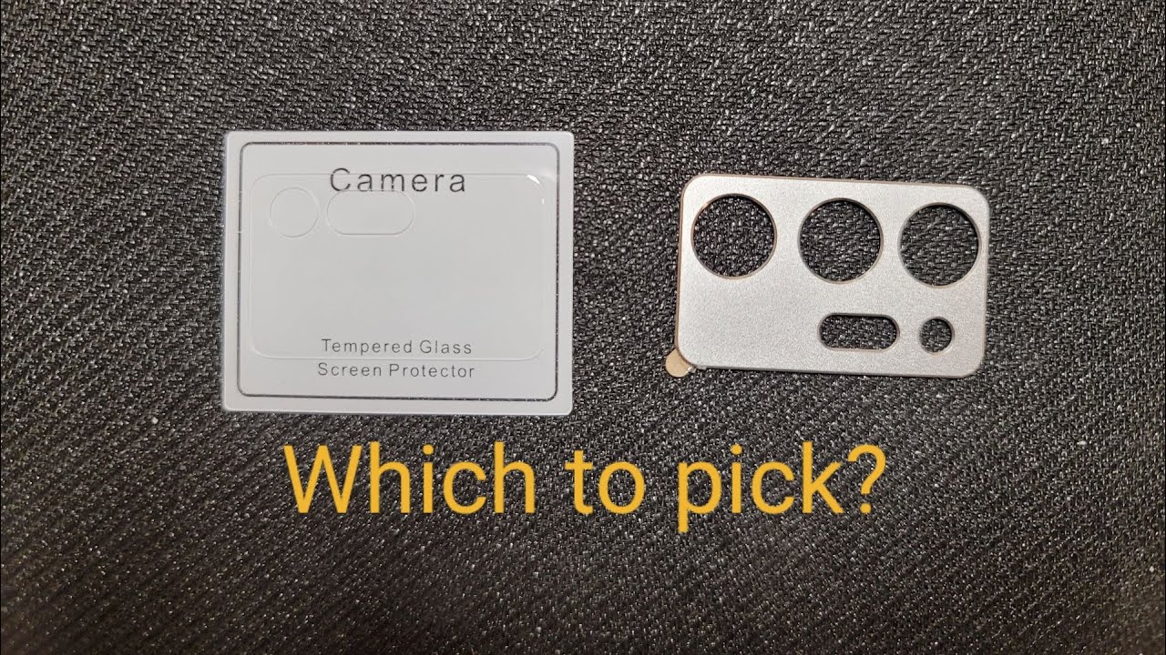 Choose the right camera protector for Galaxy note20 Ultra 5G: EVG (glass) vs Suoman (metal)