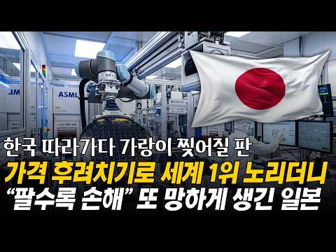 가격 후려치기로 세계 1위 노리더니... 팔수록 손해 또 망하게 생긴 일본