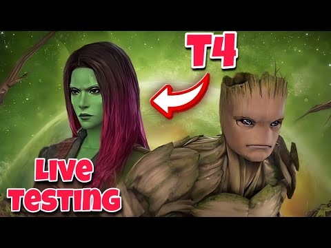 Gamora T4 and Groot T3 update livestream | marvel future fight