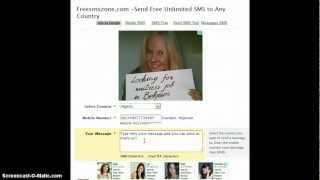 preview picture of video 'How to Send Free Unlimited SMS using Freesmszone.com 100% Free'