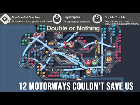 [Top 0.1%] This Map is Historically Unfair - Manila Double or Nothing Challenge - Mini Motorways