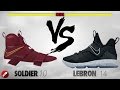 Nike Lebron Soldier 10 Vs Lebron 14