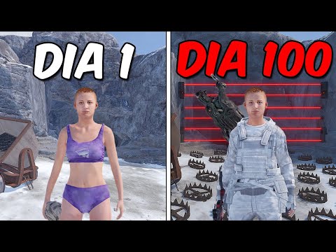 I survived 100 days in a cave bunker in Rust 😱