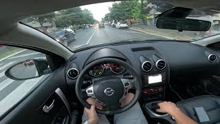 Driving Nissan Qashqai 1.6 dCi 4x4 2013 in City POV Onboard Drive