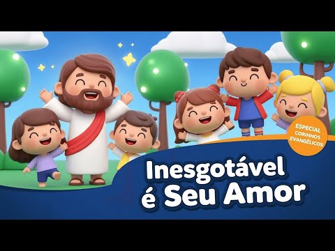 Inesgotável é Seu Amor - Harpa Cristã 🎶 (Versão Infantil) | Hino 119 - Corinho Evangélico
