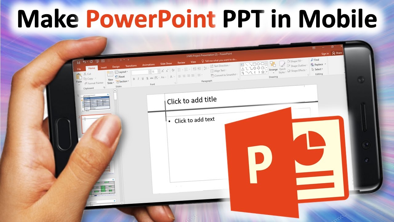 How to Make PowerPoint PPT in Mobile | ppt in mobile phone | Powerpoint in mobile