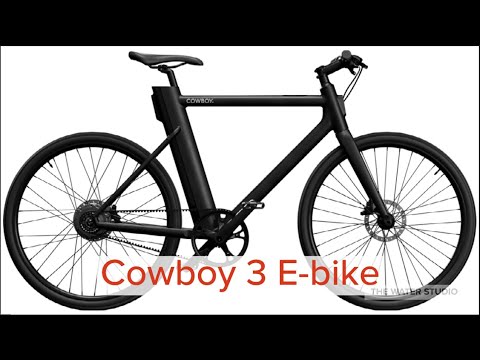 Cowboy 3 Electric bike | New carbon belt | Connected e-bike | Crash detection | Puncture-resistant