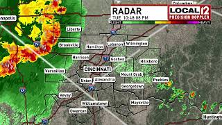Live Radar: Storms in Greater Cincinnati