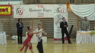 preview picture of video 'Gemenc Kupa 2013 Tolna (HU),Semifinals, D Adults, Lat. SAMBA'