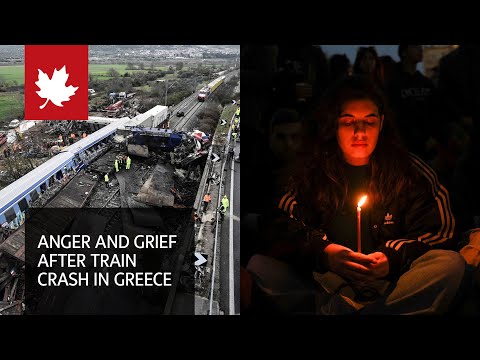 Clashes with police and memorials for victims after deadly train crash in Greece
