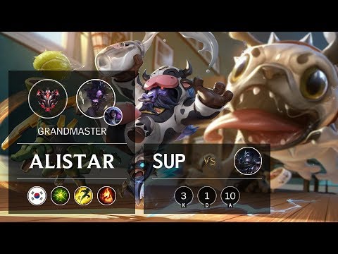 Alistar Support vs Shen - KR Grandmaster Patch 9.14