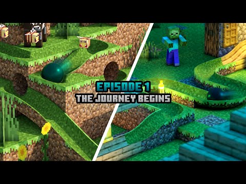Journey to the End City - EPISODE 1 - MINECRAFT Marble Run