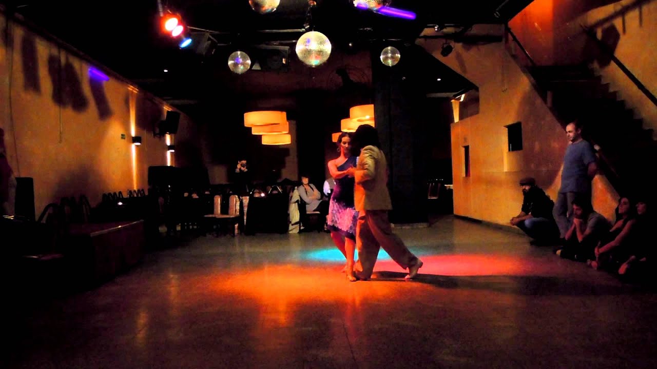 Rodrigo Fonti & Solagne Chapperon, tango nuevo, Milonga A La Pipetua, May, 2nd, 2012