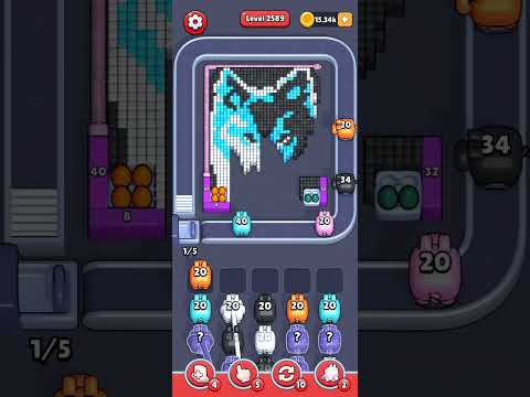 Pixel Flow Level 2589 Walkthrough