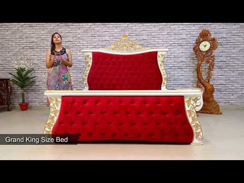YT800 A Grand King Size BED | Bedroom Furniture | Latest Design | Luxury Furniture Design Ideas Video