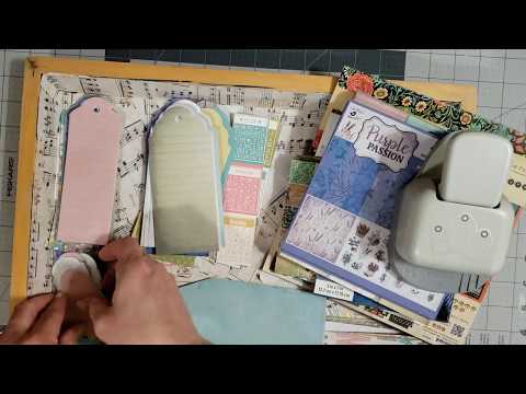Use up 6x6 Paper Pads making mass tags 1