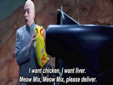Meow Mix With Dr. Evil '' REMIX '' → FUNNY FART SONG