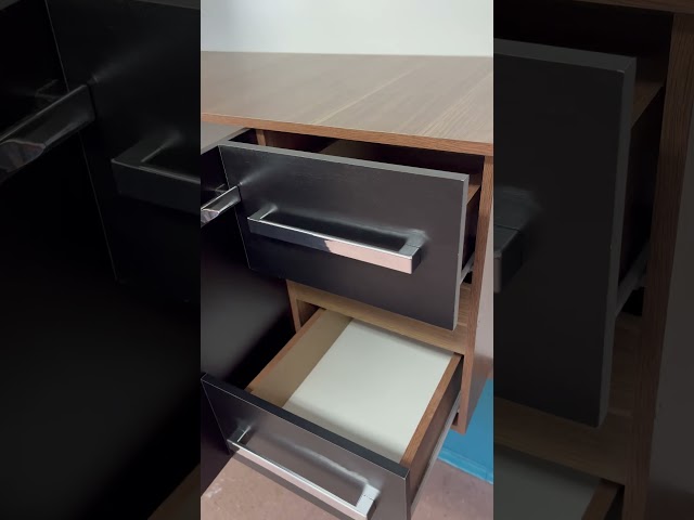 Cozinha Compacta 7 Portas 2 Gavetas Suspensa Armário e Balcão Jéssica Teka/Grafite - Panorama Móveis