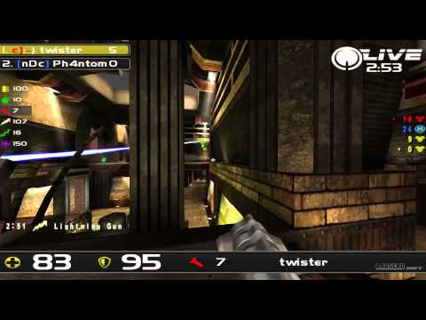 twister vs Ph4ntom - DreamHack Winter 2013 Group D Round 2 (Quake Live VOD)
