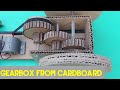 Make A Mini Tractor Gearbox From Cardboard That Works Perfectly