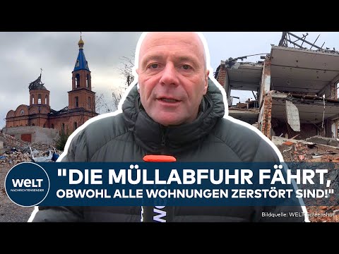 PUTINS KRIEG: Leben im zerstörten Orichiv! "Wissen gar nicht, wo wir hin sollen!" Ukraine in Ruinen