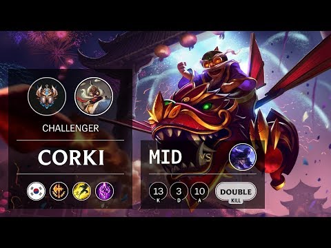 Corki Mid vs Ryze - KR Challenger Patch 9.24