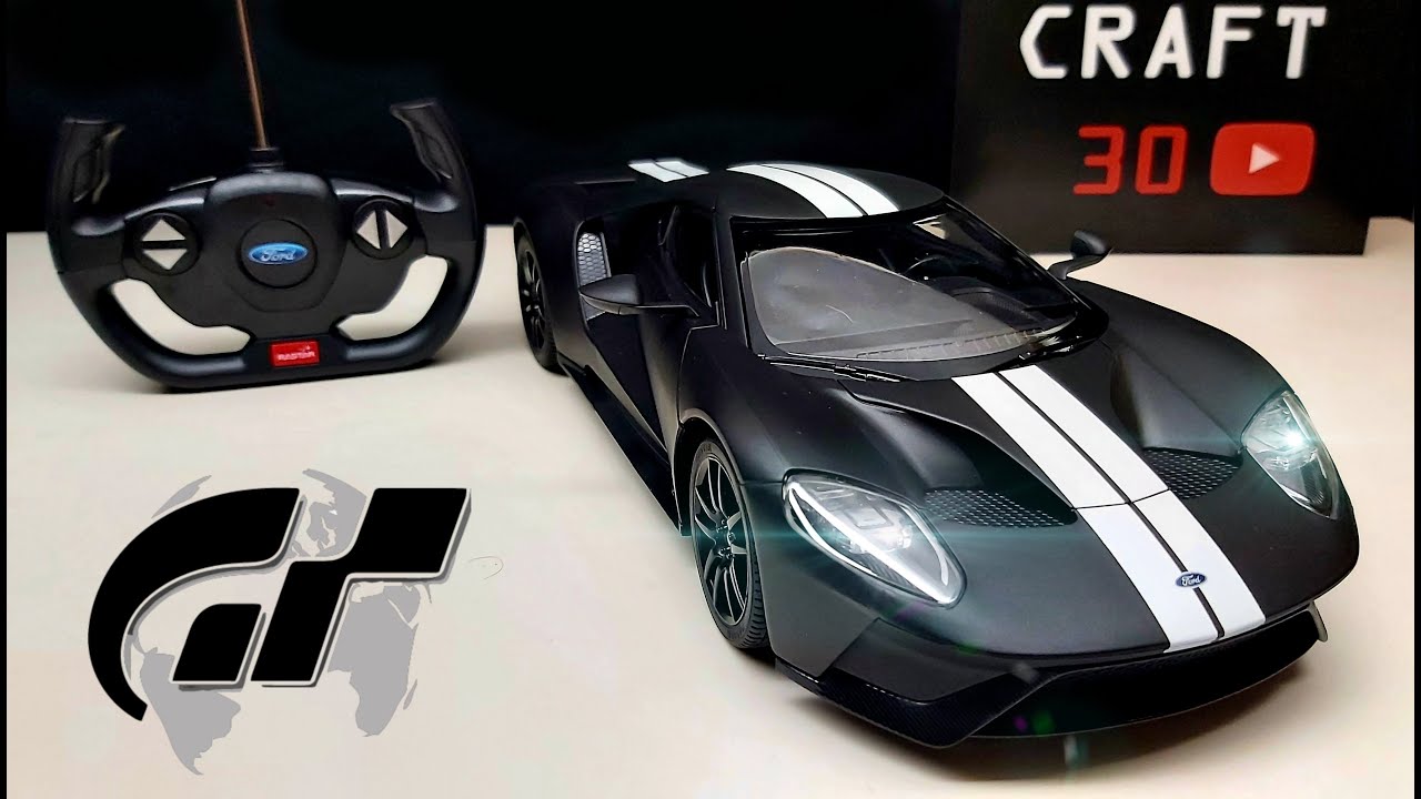 RC auto Ford GT, modrá