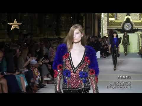 BALMAIN Ready-to-Wear Paris Fashion Week Spring/Summer 2018
