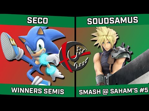 Seco (Sonic) vs Soudsamus (Cloud) - Smash @ Saham's #5