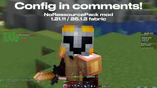 How to remove Hypixel Skyblock's Ressource Pack 1.21.11 / 26.1.2 Fabric ! (2026)