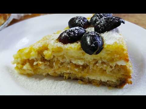 Пирог с яблоками/ Насыпной пирог с яблоками и творогом  Apple pie