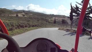 preview picture of video 'Buggy ride downhill from Zia to Kos city | Part 2'